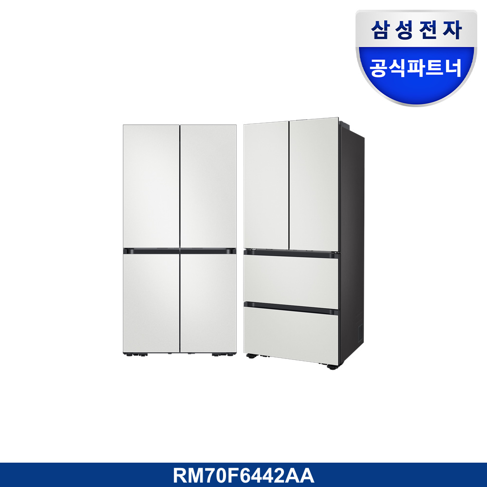 Bespoke AI 하이브리드 4도어 키친핏 Max+김치플러스 4도어 키친핏 Max 623/420L