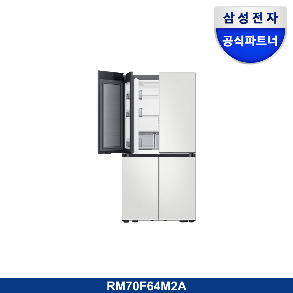 Bespoke AI 하이브리드 4도어 키친핏 Max 633L (푸드 쇼케이스)